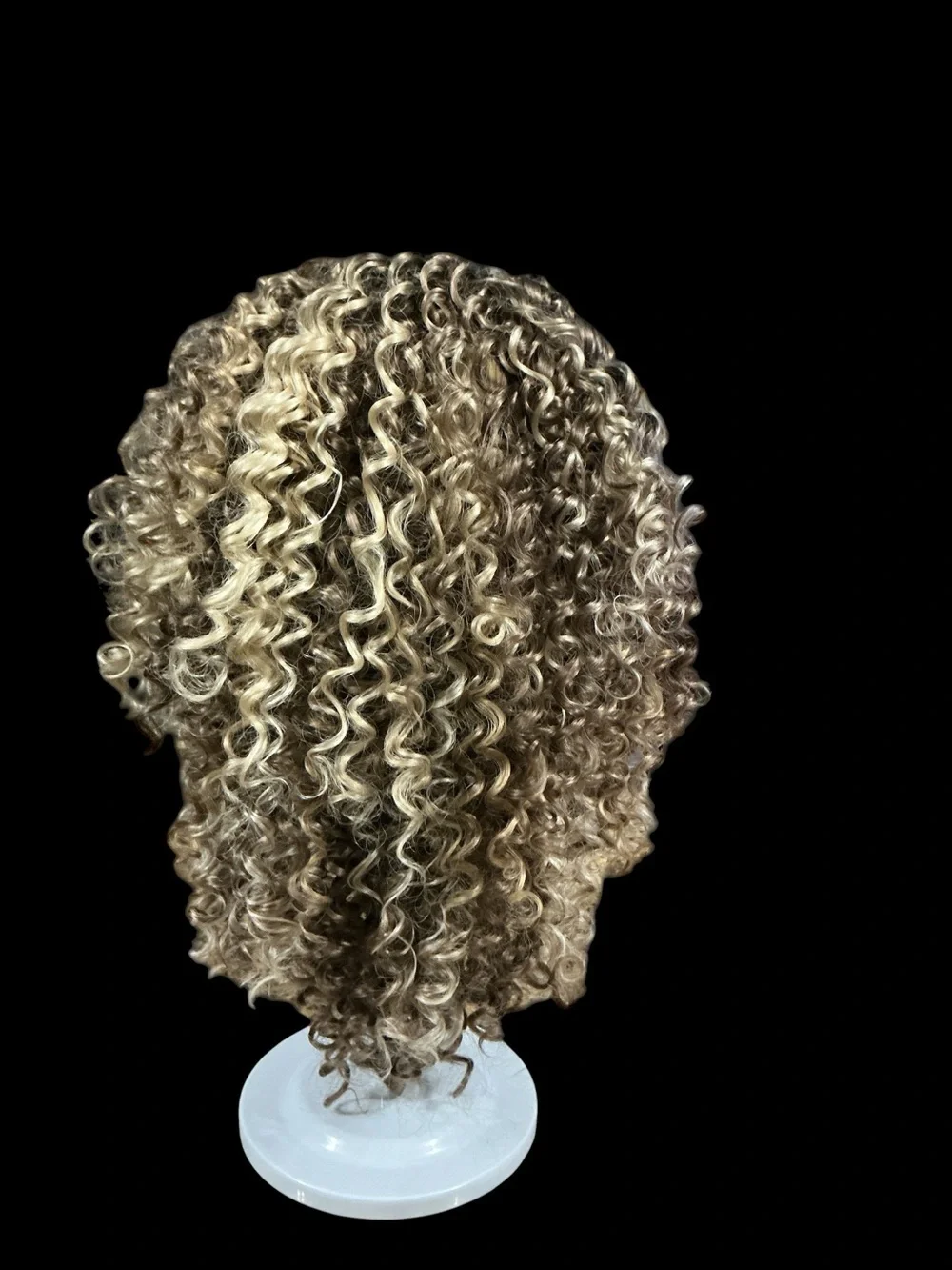 Chelsey Smith Crowns Curly Synthetic Lace Front Wig - Blonde Brown Blend